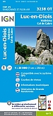 Topografische Wandelkaart van Frankrijk 3238OT - Luc-en-Diois / Valdrome / Col de Cabre