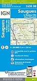 Topografische Wandelkaart van Frankrijk 2636SB - Saugues  Malzieu-Ville / Mont Mouchet