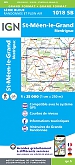 Topografische Wandelkaart van Frankrijk 1018 SB - St-Meen-le-Grand / Merdrignac