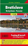 Stadsplattegrond Bratislava Pressburg City Pocket - Freytag & Berndt