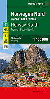 Wegenkaart - Landkaart Noorwegen 3 Noord Narvik - Freytag & Berndt