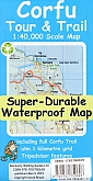 Wandelkaart Korfoe Corfu Tour & Trail Super-Durable Map | Discovery Walking