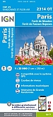 Topografische Wandelkaart van Frankrijk 2314OT - Paris / Forets de Meudon et de Fausses Reposes