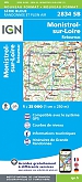 Topografische Wandelkaart van Frankrijk 2834SB - Monistrol-sur-Loire Retournac