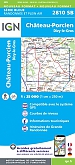 Topografische Wandelkaart van Frankrijk 2810SB - Chateau-Porcien Dizy-le-Gros