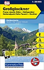 Wandelkaart 13 Grossglockner Heiligenblut Hohe Tauern | Kümmerly+Frey