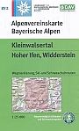 Wandelkaart BY 2 Kleinwalsertal, Hoher Ifen, Wilderstein | Alpenvereinskarte
