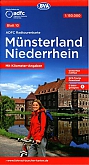 Fietskaart 10 Münsterland, Niederrhein | ADFC Radtourenkarte - BVA Bielefelder Verlag