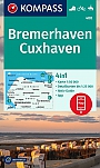 Wandelkaart 400 Bremerhaven, Cuxhaven Kompass