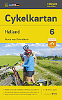 Fietskaart Zweden 6 Halland Cykelkartan