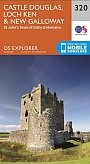Topografische Wandelkaart 320 Castle Douglas / Loch Ken / New Galloway St John’s Town of Dalry & Moniaive - Explorer Map