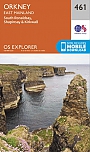 Topografische Wandelkaart 461 Orkney / East Mainland - Explorer Map