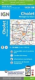 Topografische Wandelkaart van Frankrijk 1424SB - Cholet / Mortagne-sur-Sevre
