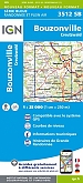 Topografische Wandelkaart van Frankrijk 3512SB - Bouzonville / Creutzwald