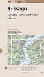 Topografische Wandelkaart Zwitserland 1332 Brissago Cannobio - Gerra (Gambarogno) - Indemini - Landeskarte der Schweiz