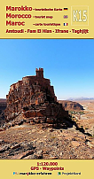Wegenkaart K15 Marokko PN Amtoudi Fam El Hisn Ifrane Taghjijt  Marokko | Projekt Nord