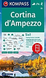 Wandelkaart 55 Cortina d' Ampezzo Kompass