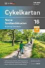 Fietskaart Zweden 16 Norra Smalandskusten - Smaland Noord Cykelkartan