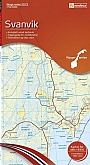 Topografische Wandelkaart Noorwegen 10173 Svanvik - Nordeca Norge
