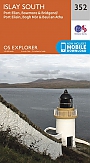 Topografische Wandelkaart 352 Islay South Port Ellen, Bowmore & Bridgend - Explorer Map