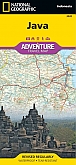 Wegenkaart - Landkaart Java - Adventure Map National Geographic