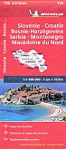 Wegenkaart - Landkaart 736 Slovenië, Kroatië, Bosnië-Herzegowina, Servië, Montenegro, Macedonië - Michelin National
