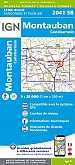 Topografische Wandelkaart van Frankrijk 2041SB - Montauban (Tarn-et-Garonne) Castelsarrasin