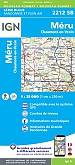 Topografische Wandelkaart van Frankrijk 2212SB - Méru Chaumont-en-Vexin