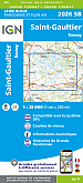 Topografische Wandelkaart van Frankrijk 2026SB - St-Gaultier / Rosney La Brenne