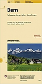 Topografische wandelkaart Zwitserland 243T Bern Schwarzenburg Belp Konolfingen - Landeskarte der Schweiz