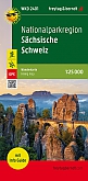 Wandelkaart WKD 2401 Sächsische Schweiz Elbsansteingebirge Nationalparkregion | Freytag & Berndt