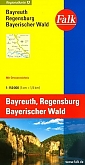 Wegenkaart - Fietskaart 13 Bayreuth - Regensburg - Bayerischer Wald Falk Regionalkarten