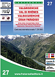 Wandelkaart 27 Valgrisenche, Val di Rhêmes, Valsavarenche, Gran Paradiso | Fraternali Editore