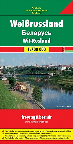 Wegenkaart - Landkaart Wit Rusland - Freytag & Berndt