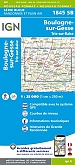 Topografische Wandelkaart van Frankrijk 1845SB - Boulogne-sur-Gesse Trie-sur-Baise