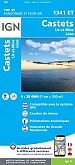 Topografische Wandelkaart van Frankrijk 1341ET - Castets / Lit-et-Mixe / Leon