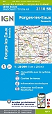 Topografische Wandelkaart van Frankrijk 2110SB - Forges-les-Eaux Formerie