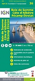 Wandelkaart Fietskaart 36 Normandie Baie De Somme - Cote d'Albatre Fecamp - Etretat Top 75 | IGN