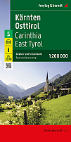 Wegenkaart - Landkaart Karinthië en Oost Tirol 5 - Freytag & Berndt