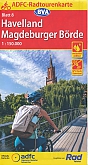 Fietskaart 8 Havelland, Magdeburger Börde | ADFC Radtourenkarte - BVA Bielefelder Verlag