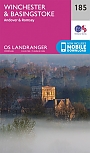 Topografische Wandelkaart 185 Winchester / Basingstoke Andover & Romsey - Landranger Map