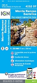 Topografische Wandelkaart van Frankrijk 4252OT - Monte Renoso / Bastelica / PNR de Corse/