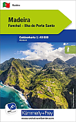 Wandelkaart Madeira Funchal Porto Santo | Kümmerly+Frey