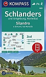 Wandelkaart 069 Schlanders und Umgebung; Silandro e dintorni Martelltal Val Martello Kompass