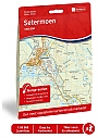 Topografische Wandelkaart Noorwegen 10143 Setermoen - Nordeca Norge