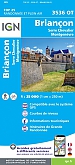 Topografische Wandelkaart van Frankrijk 3536OT - Briancon / Serre-Chevalier / Montgenevre