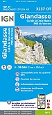 Topografische Wandelkaart van Frankrijk 3237OT - Glandasse / Col de La Croix-Haute / PNR du Vercors