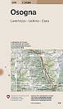 Topografische Wandelkaart Zwitserland 1293 Osogna Lavertezzo Lodrino Claro - Landeskarte der Schweiz