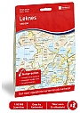 Topografische Wandelkaart Noorwegen 10133 Leknes - Nordeca Norge