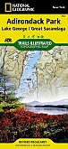 Wandelkaart 743 Adirondack Park Lake George (New York State) - Trails Illustrated Map / National Park Maps National Geographic